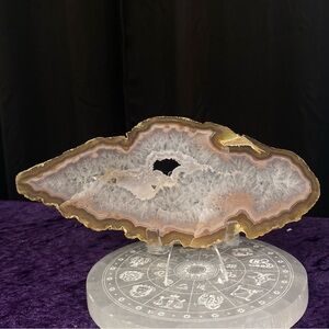 Agate Slice ⚪️🌙⚪️